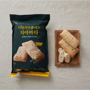 [신세계푸드] 밀크앤허니 이탈리안 올리브 치아바타(100g x 8팩) 2봉, 800g, 2개