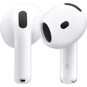 애플 에어팟 4세대 Apple AirPods 4 액티브 노이즈 캔슬링 USB-C 충전 케이스 H2 칩, 하양, 액티브 노이즈 캔슬링 기능 없음