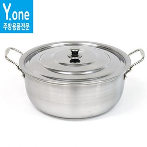 IH 인덕션 겸용 스텐 3중 국솥 곰솥냄비 대용량 업소용 국통 큰냄비 사골냄비 [사이즈선택] 식당용 대형솥 국냄비, 사이즈-32cm, 1개