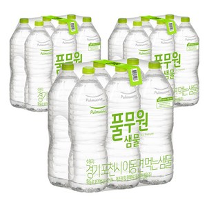 풀무원샘물 무라벨 생수, 2L, 18개