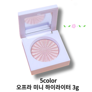[5 Colo] a++ 오프라 미니 하이라이터 3g 극강 광채 요철없이 가볍게 밀착 아이섀도우 치크 멀티 아이템 OFRA HIGHLIGHTER, 04 블리스풀, 1개