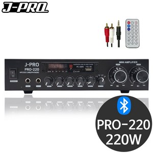 J-PRO PRO-220 220W 술집 업소용 식당 카페 국산 앰프