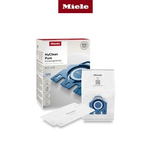 [Miele 본사] 밀레 청소기용 HyClean Pure 먼지봉투 GN (먼지봉투 4매+에어클린 필터 1매), 1개, 단품