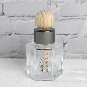 디퓨저용기 - 육각 헥사곤 50ml ( 스틱포함 ) diy 디퓨져 만들기 재료 공병, 무광블랙, 실버유광