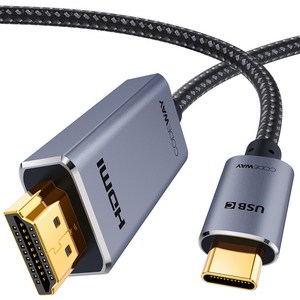 코드웨이 USB-C to HDMI MHL 미러링 케이블, 4.5m, 1개