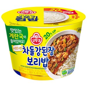 오뚜기 차돌 강된장 보리밥 컵밥, 310g, 15개