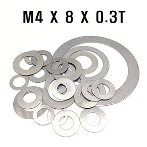 UP-SM4803 Shim M4 x 8 x 0.3T (내경 4mm 외경 8mm 두께 0.3T (10개입), 1개