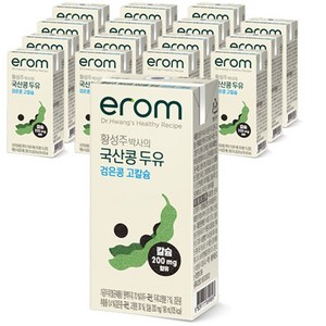 이롬 황성주 박사의 두유 검은콩, 190ml, 16개