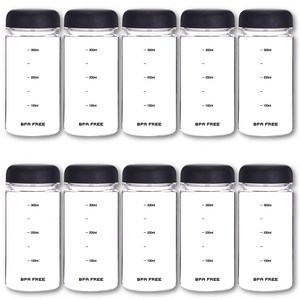 위드 마이보틀 트라이탄 눈금 물병 10p, 블랙(10개입), 350ml, 10개