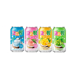 코코팜 4종 세트 (포도+망고코넛+피치핑크복숭아+화이트요구르트), 24개, 340ml