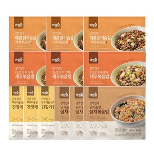 [아임닭] 맛있는 닭가슴살 곤약볶음밥 4종 혼합, 200g, 12개