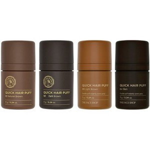 더페이스샵 퀵 헤어 퍼프섀도 7g, 03 라이트브라운, 1개
