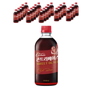 칸타타콘트라베이스 콜드브루 스위트블랙, 500ml, 24개