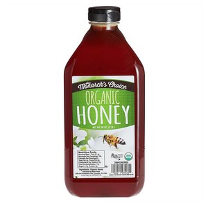 모나크 초이스 야생화 꿀 2.2kg 올가닉 Monach's Choice 5 lb. Oganic Wildflowe Honey, 1개