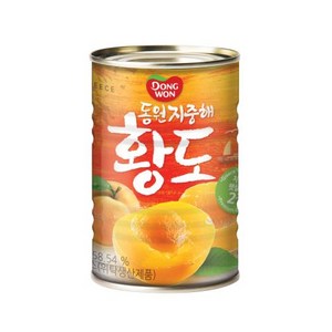 동원 지중해 황도 통조림, 410g, 1개