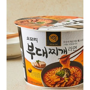 오모리 부대찌개라면 큰컵 135g x 12개(1BOX), 12개