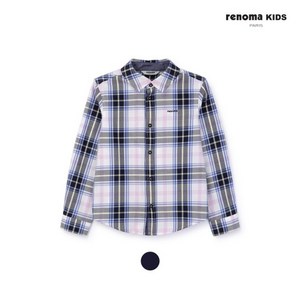 (백화점 상품) [레노마 키즈]남아 멀티체크 셔츠 (R2411B302_11) 4696015, 네이비, 1개