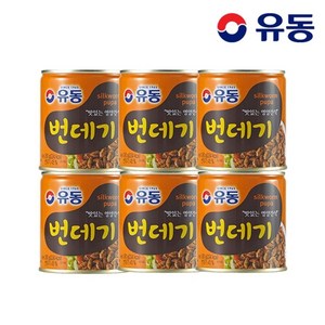 유동 [유동] 번데기 280g x6개, 6개