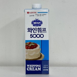 롯데푸드 롯데 화인휘프5000 1000ml, 1L, 1개