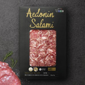 [짜지않은한돈] 페퍼로니 살라미 슬라이스 이탈리안 햄 미니 salami 맛있는햄 와인 안주 세트, 1개, 50g