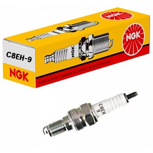 NGK SPARK PLUG 스파크 플러그 점화플러그 오토바이 스쿠터 바이크 모터사이클 VF VT SL SLU(카브) SQ125 SG 포르테 프리윙 C8EH-9 # 플러그 C8EH9, 1개