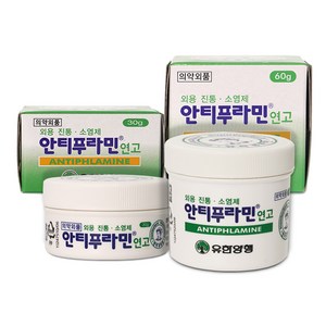 안티푸라민 연고 30g + 안티푸라민 연고 60g 바르는파스 휴대용 여행용 저용량, 유한양행 안티푸라민, 1개