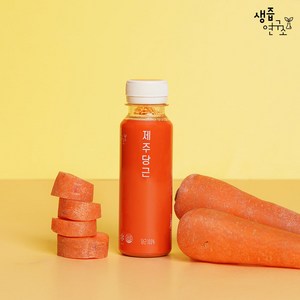 [생즙연구소] 100% 제주 구좌 당근주스 NFC 착즙 주스 HACCP 제주산 120ml, 14개