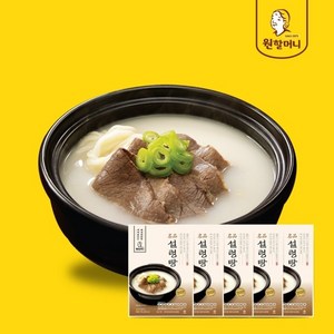 [원할머니] 명품설렁탕 600g 5팩, 5개