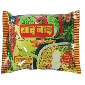 Wai Wai Instant Nepali Noodles (Halal Chicken Flavou) 와이와이치킨라면 75g Halal 할랄, 5개