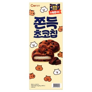 청우 쫀득 초코칩 720g (40개) 찹쌀 쿠키 코스트코, 1개