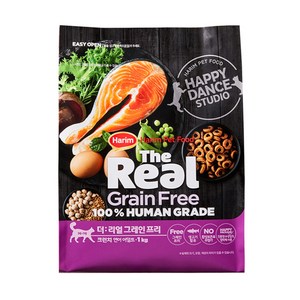 하림펫푸드 더리얼 캣 그레인프리 크런치 연어 어덜트 건식사료, 1kg, 1개