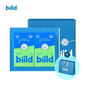 [선물세트] biild 빌드 비피더스 면역앤 유산균 2개+쇼핑백, 2박스, 30회분