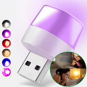 미니 USB 조명 보조배터리 무드등 LED 램프 독서등 취침등 캠핑 인테리어 전등 휴대용 전구 라이트, 혼합, 10개