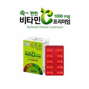 중성화비타민C 1000mg 일양 속편한 비타민C 프리미엄 약국 중성비타민C 비타민D 아연함유, 60정, 1개