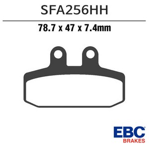 EBC 08-14 마나850 리어 브레이크패드 SFA256HH, 1개