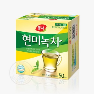 동서 현미녹차 티백, 1.5g, 50개입, 1개