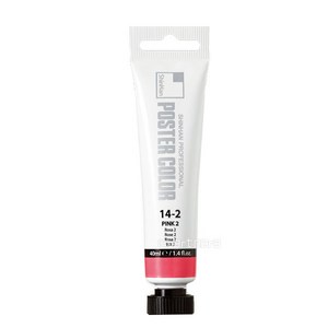 신한 전문가 포스터물감 튜브형 40ml (색상선택), 7 Poppy Red