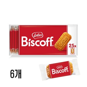 로투스 비스코프 비스켓, 156g, 6개