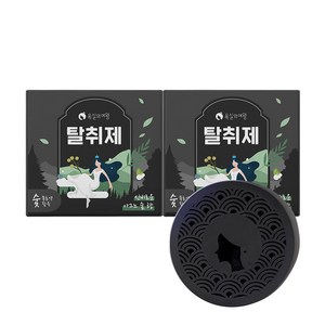 욕실의여왕 탈취 방향 아그노숲향 화장실 담배 냄새 제거, 230g, 2개