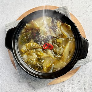 [당일조리] 엄마손맛 얼갈이 된장국 1kg 3~4인분, 1개
