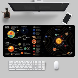지디오 마티마린 게이밍 마우스 패드 우주 행성 키보드 장패드, 우주 정보 C, 1개