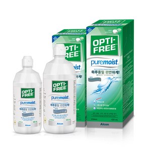 옵티프리 퓨어모이스트 420ml + 퓨어모이스트300ml (렌즈케이스2p포함), 1개, 720ml