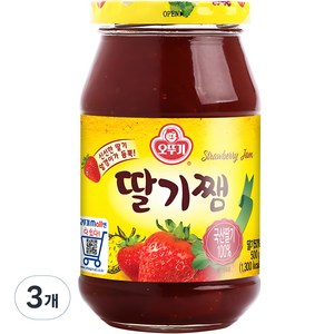 오뚜기 딸기쨈, 500g, 3개