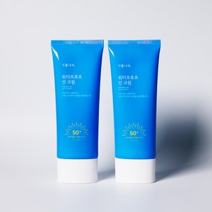식물나라 선크림 100ml 2개 산소수 워터프루프 자외선 차단막 선크림