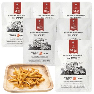 바삭한 손질 먹태 나는먹꾼 핫불닭맛, 6개, 25g