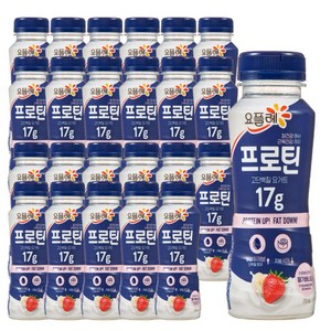 빙그레 요플레 프로틴 드링크 210ml, 딸기바나나 16개, 16개