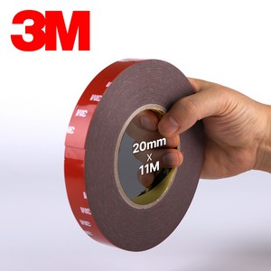 쓰리엠(3M) 대용량 초강력 폼 양면테이프 11m*20mm, 1개