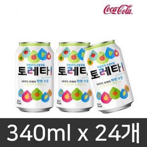 토레타 이온음료 캔, 340ml, 24개