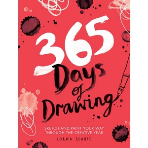 365 Days of Dawing:Sketch and Paint You Way Though the Ceative Yea, Hadie Gant Books