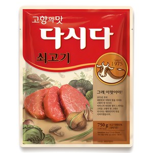 CJ제일제당 쇠고기 다시다, 750g, 1개